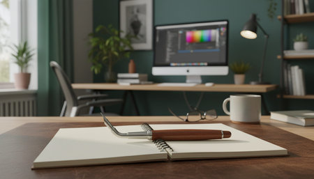 Creative Workspace Interior Room Background
