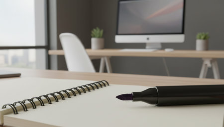 Creative Workspace Interior Room Background