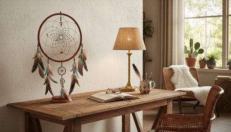 Creative Workspace Interior Room Backgroundの写真素材