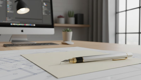 Creative Workspace Interior Room Background