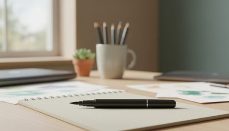 Creative Workspace Interior Room Background