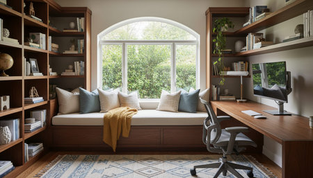 Creative Workspace Interior Room Background