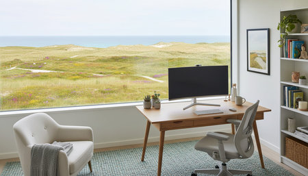 Creative Workspace Interior Room Background
