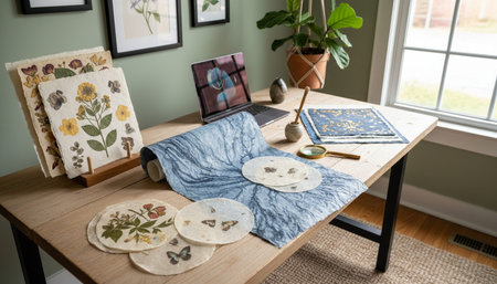 Creative Workspace Interior Room Background