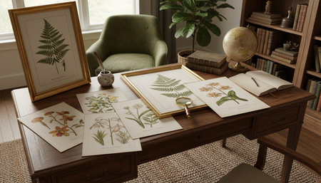 Creative Workspace Interior Room Background
