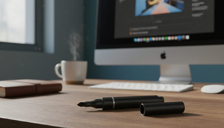 Creative Workspace Interior Room Background