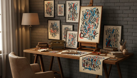 Creative Workspace Interior Room Background
