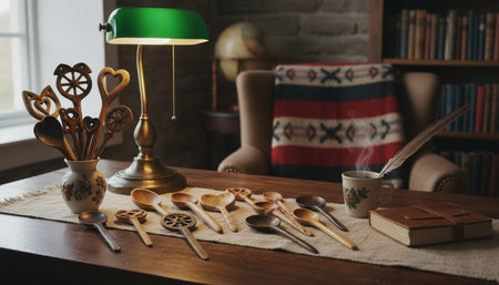 Creative Workspace Interior Room Background
