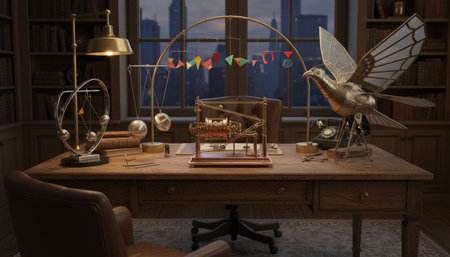 Creative Workspace Interior Room Background