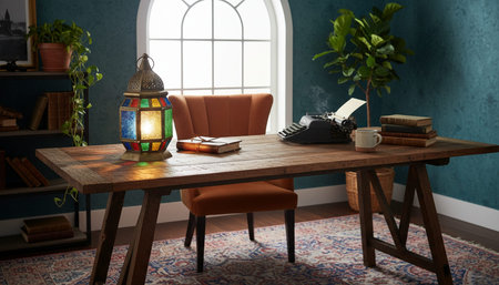 Creative Workspace Interior Room Background