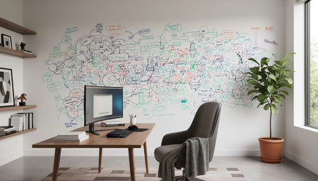 Creative Workspace Interior Room Background
