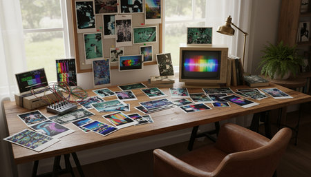 Creative Workspace Interior Room Background