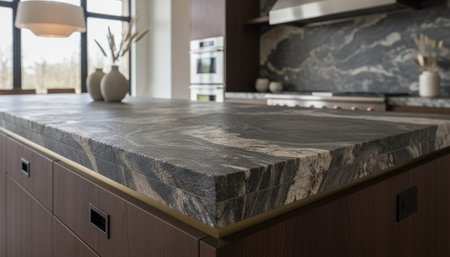 Modern Kitchen Interior Space Background
