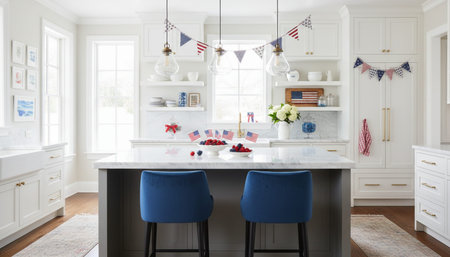Modern Kitchen Interior Space Background