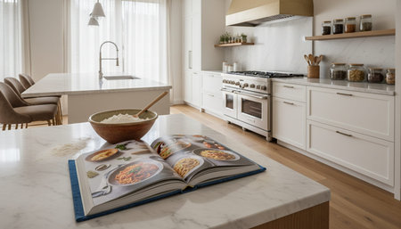 Modern Kitchen Interior Space Background