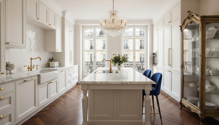 Modern Kitchen Interior Space Background