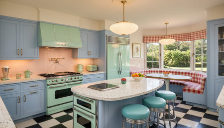 Modern Kitchen Interior Space Backgroundの写真素材