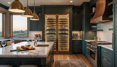 Contemporary Kitchen Interior Space Background