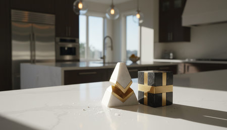 Contemporary Kitchen Interior Space Background