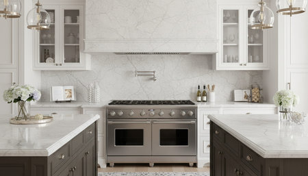 Contemporary Kitchen Interior Space Background