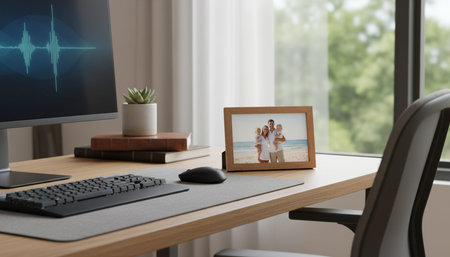 Creative Workspace Interior Room Background
