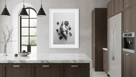 Modern Kitchen Interior Space Background