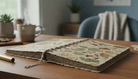 Modern Creative Workspace Interior Scene Background