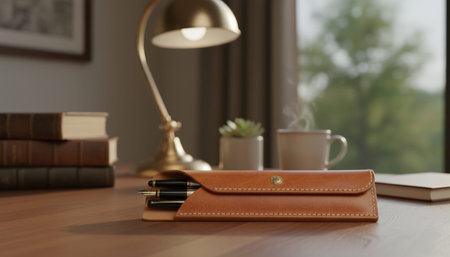 Modern Creative Workspace Interior Scene Background