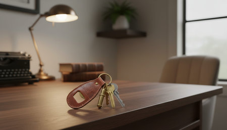 Modern Creative Workspace Interior Scene Background