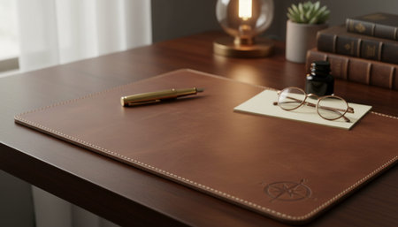 Modern Creative Workspace Interior Scene Background