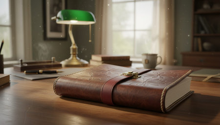 Modern Creative Workspace Interior Scene Background