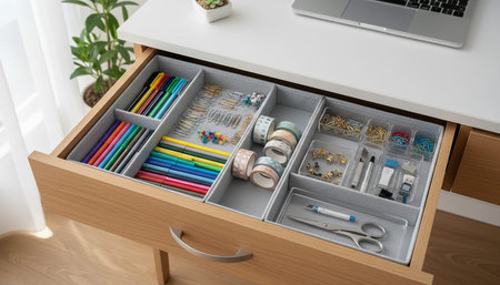 Home Office and Art Studio Interior Background