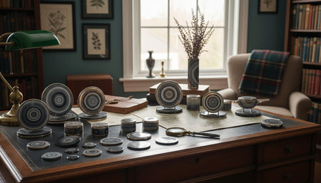 Home Office and Art Studio Interior Background