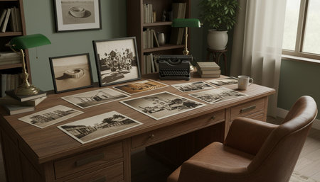 Home Office and Art Studio Interior Background