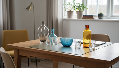 Home Office and Art Studio Interior Background