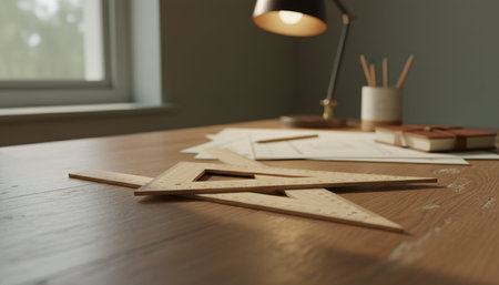 Home Office and Art Studio Interior Background