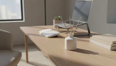 Home Office and Art Studio Interior Background