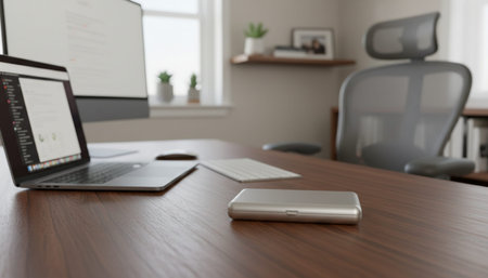 Home Office and Art Studio Interior Background