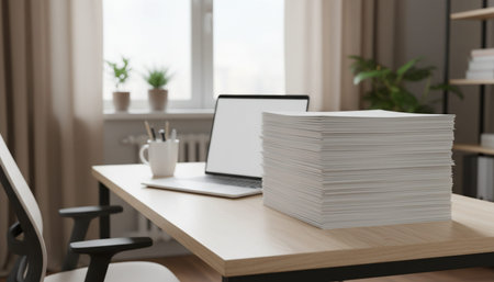 Home Office and Art Studio Interior Background