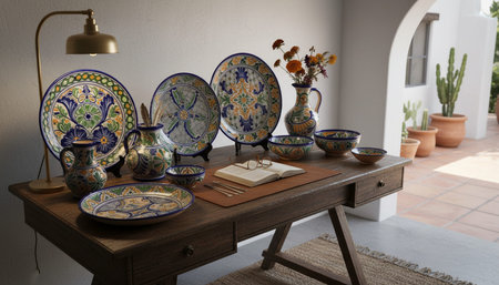 Home Office and Art Studio Interior Background