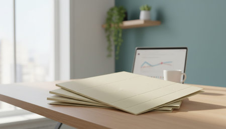 Home Office and Art Studio Interior Background