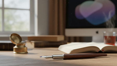 Home Office and Art Studio Interior Background