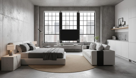 Artistic Creative Workspace Room Background for Design Use