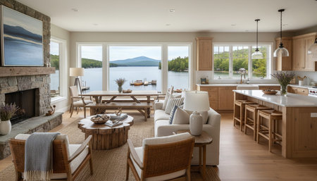 Artistic Creative Workspace Room Background for Design Useの写真素材