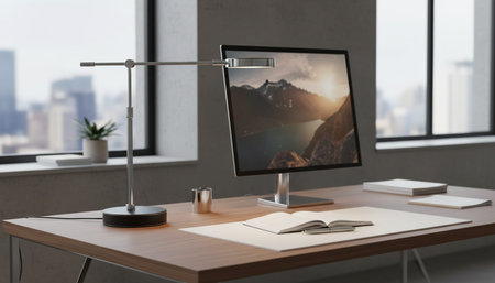 Home Office and Art Studio Interior Background