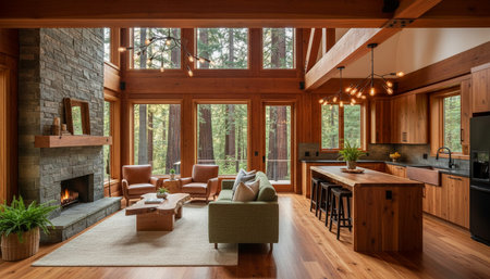 Artistic Creative Workspace Room Background for Design Useの写真素材