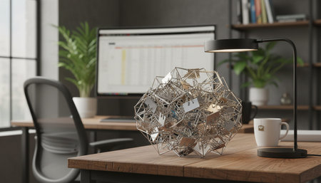 Home Office and Art Studio Interior Background
