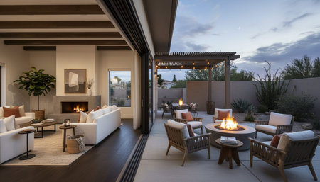 Artistic Creative Workspace Room Background for Design Useの写真素材