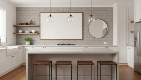 Elegant Residential Interior Room Background