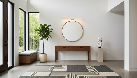 Elegant Residential Interior Room Background